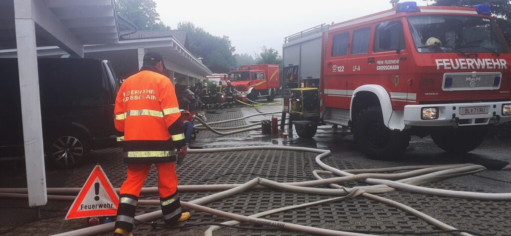 Hochwasser im Ortsgebiet