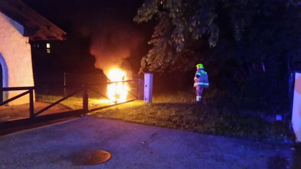 Brand eines Stromverteilers